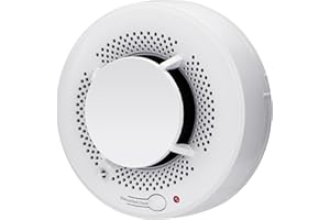 AOTIQUAL 2-in-1 Smoke and Heat Detector Fire Alarms Smoke Detectors with Advanced Photoelectric Smoke Alarm with LED Indicator and Silence Button Environmental Overheating