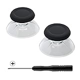 eXtremeRate Black & Clear Dual-Color Replacement 3D