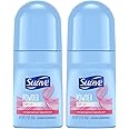 Suave Roll-On Deodorant for Women, Powder Fresh Scent, 2-Pack – Antiperspirant Deodorant with 24H Sweat & Odor Protection, 2.7 Oz Ea