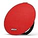 MOKCAO Style Bluetooth Speakers 4.2,Portable Wireless Speaker with 15W Super Stereo Sound,Strong Bass,Waterproof IPX7, 2500mAh Battery, Perfect for iPhone/Android Devices-Red