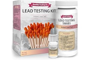 DEWILDE TRADING CO Lead Testing Kit - Lead Paint Test - 30 Test Swabs for Paint and Dishes