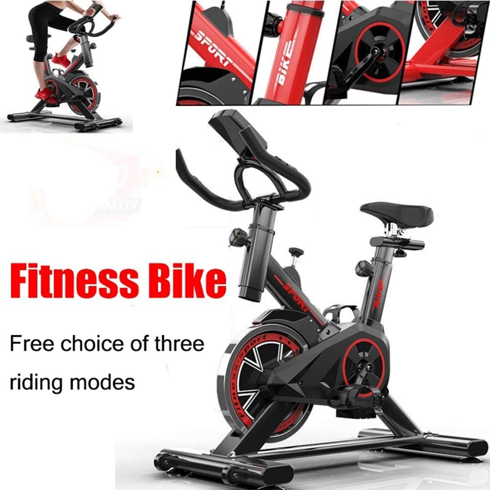 Dnyker Professional Exercise Bike，Home Fitness Bike for Weight Loss，with LCD Monitor，Comfortable Seat Cushion， Indoor Silent Fitness Equipment Indoor Fitness