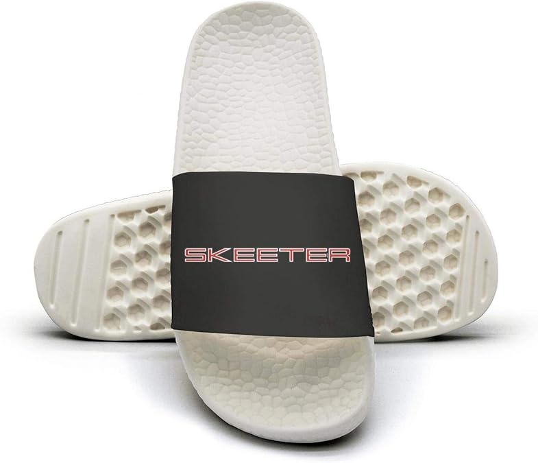 Amazon.com | Men's Skeeter-Performance-Bass-Red-Logo-Slides Sandal Beach EVA Stylish Flip Flops 