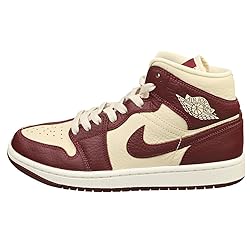 Nike Women's Air Jordan 1 Mid Shoes Sneaker, Beach