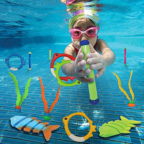 heytech 29 PCS Dive Toys Pool Toys Underwater Swimming Toys Diving