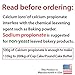 Calcium Propionate, Mold Inhibitor, Made in USA, 500g (1.1 lbs)