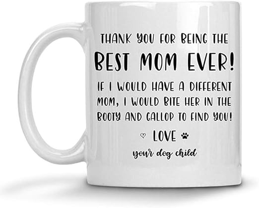 personalized dog mom mug