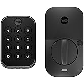 Yale Security Home Assure Lock 2 Deadbolt, Black Suede Keyless Entry Door Lock with Digital Touchscreen Keypad and Bluetooth Connectivity (No Wi-Fi), YRD430-BLE-BSP
