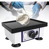 Lab Vibrator 8"x6", Square Plaster Oscillator,JT-51B Model,110V 120W | Lab Vibrating Plate, Gypsum Mixing Machine, Bubble Removal for Plaster Models and Resin Casting, Adjustable Intensity