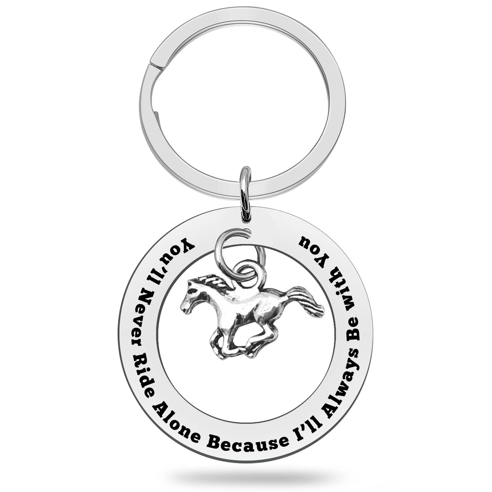 Heigebi Horse Memory Gift Memorial Keychain Gift For Horse Lovers Horse Memory Gift In Memory Of Horse Horse Keyring Loss Of Horse Sympathy Gift Horse Memory Keepsake Horse Memorial Keyring