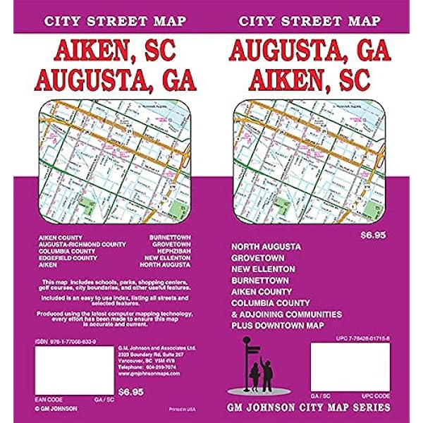 Street Map Of Aiken Sc Augusta Ga / Aikens Sc, Georgia Street Map: Gm Johnson: 9781770688339:  Amazon.com: Books