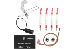 Vkinman 91447 RV Water Heater Thermal Cut-Off with Water Heater Igniter and ECO Thermostat Assembly Kit Replacement for Atwoo