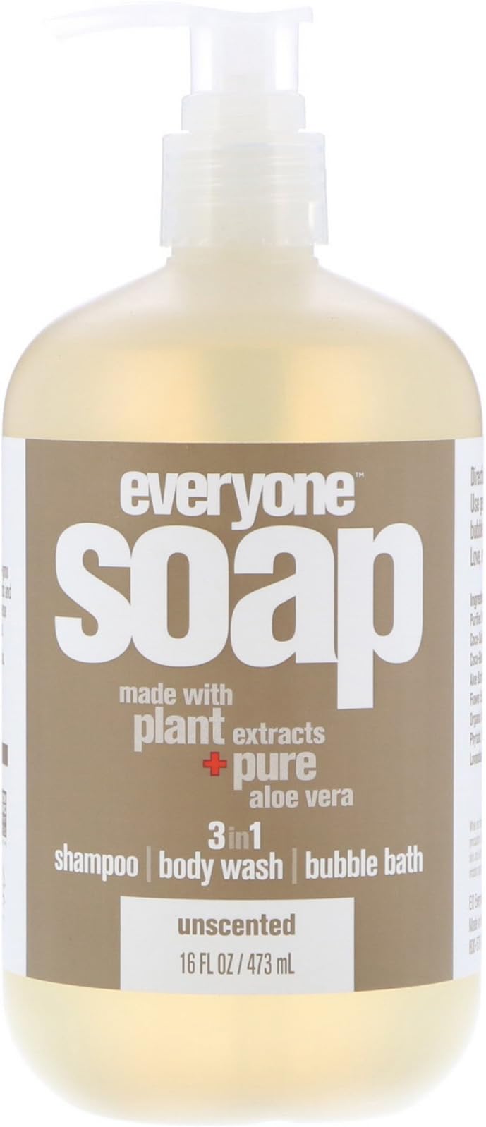 Everyone Soap Unscented, 16 oz
