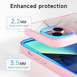 LoeoeL for iPhone 13 Case Clear, Transparent Hybrid
