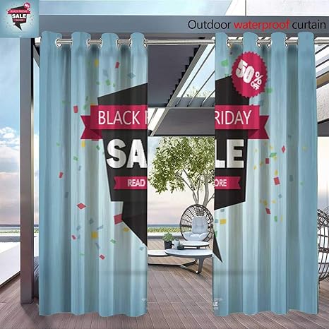 Amazon Com Exterior Outside Curtains Inscription Design Template