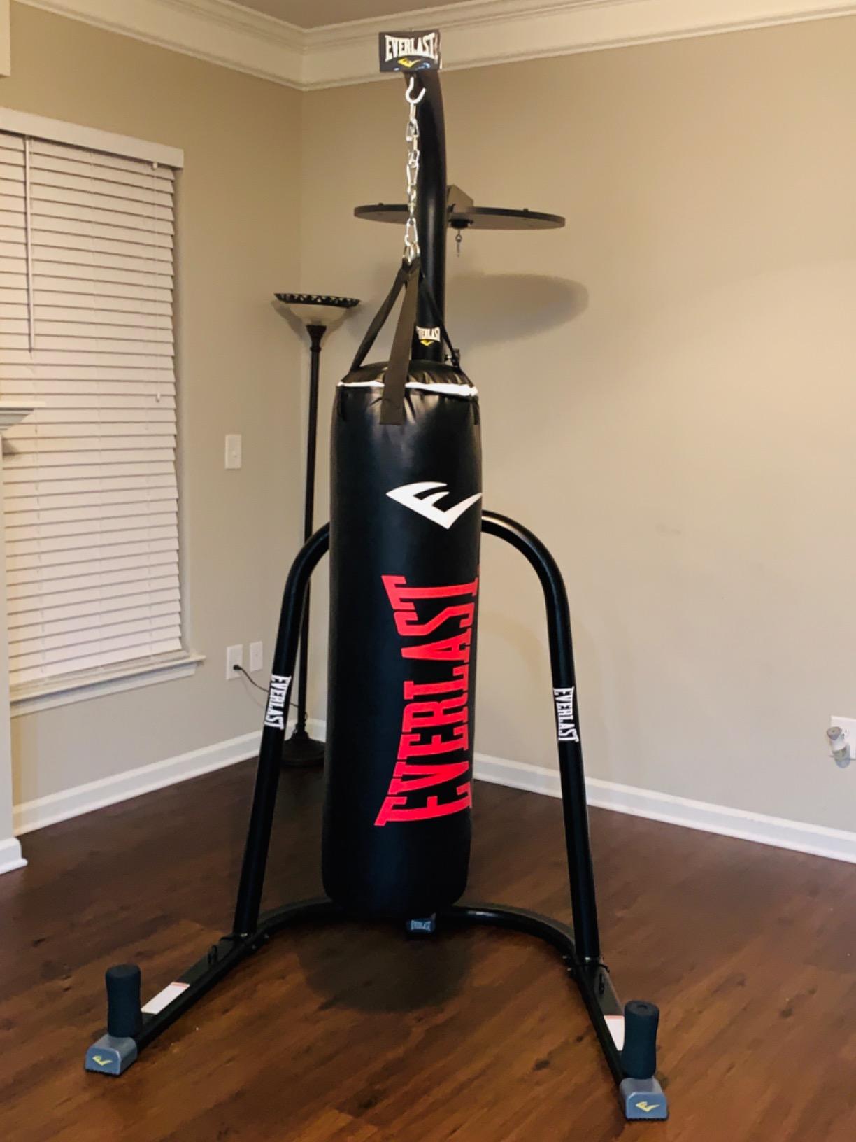 12/mo Finance Everlast Dual Station Heavy Bag Stand, 100lb, Speedbag, Value Bundle Buy Now