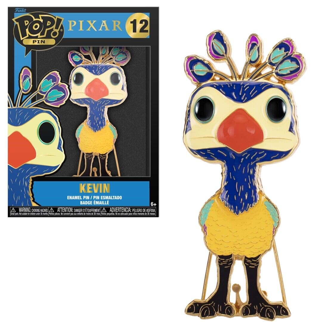 Funko Large Pop! Enamel Pin - Kevin - Disney Pixar: UP - KEVIN - Disney Pixar: up Enamel Pins - Cute Collectable Novelty Brooch - for Backpacks & Bags - Gift Idea - Official Merchandise