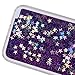 Galaxy Core Prime Case,NSSTAR Galaxy Core Prime [Liquid] [Glitter] Case,Creative Design Flowing Liquid Floating Bling Glitter Sparkle Stars Clear Hard Case for Samsung Galaxy Core Prime G360(Purple)