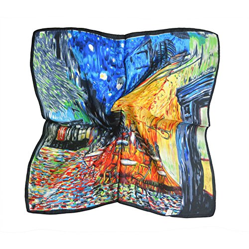 Tony & candice (tm) women s graphic print 100% silk square sc…