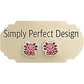 Simply Perfect Design Hypoallergenic Funny earrings for women Axolotl Earrings - Ideal Easter or Mothers Day, Sister Gifts, Perfect for Birthday gifts for sister.