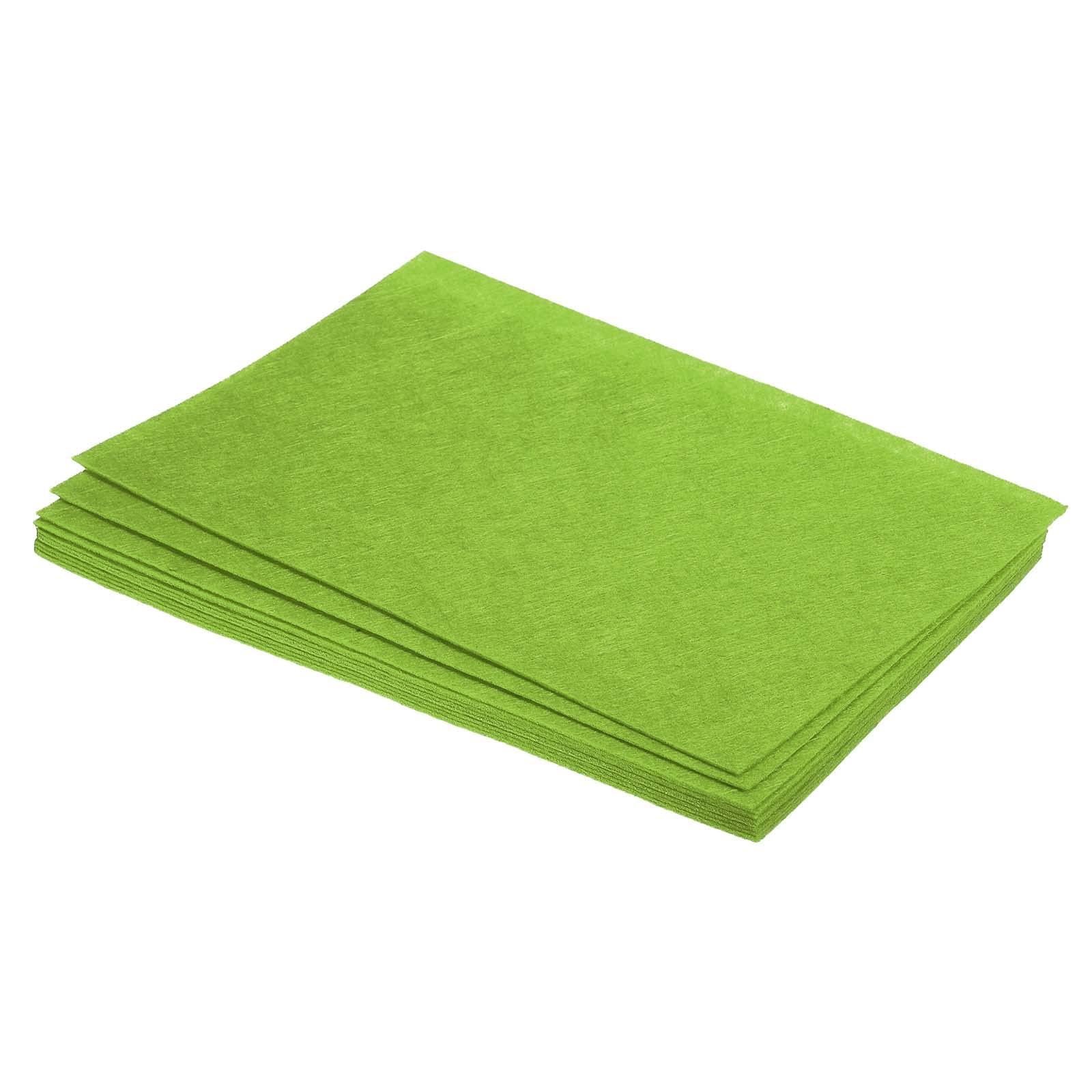 PATIKIL Soft Felt Sheets Fabric Craft Sheets Dark Green 12 Inch x 8 Inch for DIY, Hobby, Decoration Pack of 12