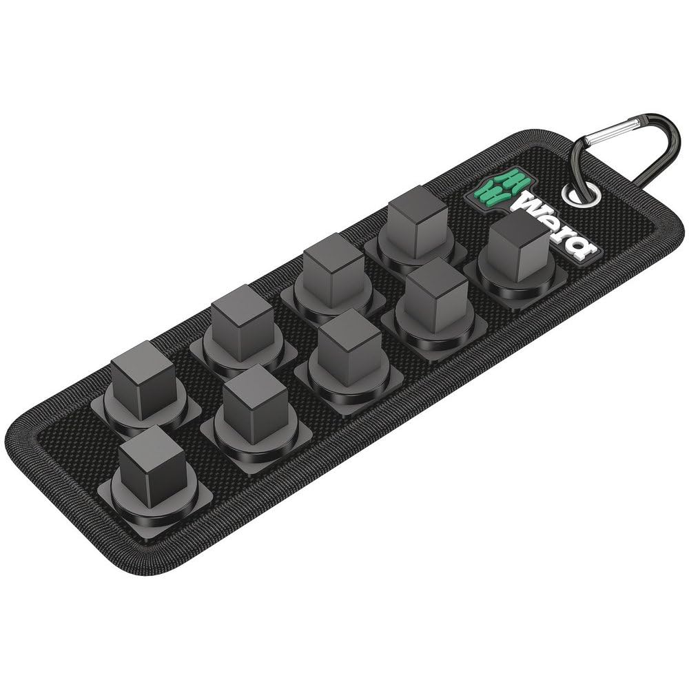 Wera Socket Rail C Impaktor (Textile Belt), 9 Location, Unloaded, 1/2" Drive, 05003893001