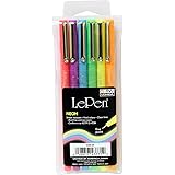 Uchida 4300-6F 6 Piece Le Neon Pen, Set
