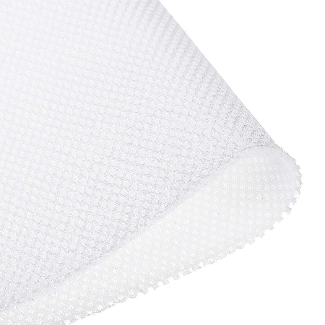 Photo 1 of uxcell White Speaker Mesh Grill Stereo Fabric Dustproof 1x1.45M 40 x 57 inch