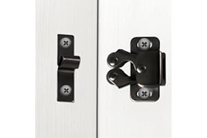 8 Pack Cabinet Latch Double Roller Catch Hardware, Sturdy Cabinet Latches and Catches Cabinet Latch Hardware for Lockers, Cup