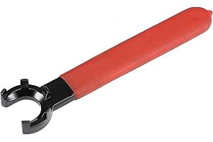 uxcell Collet Chuck Wrench Spanner for ER20M Clamping Nut Milling Machine Lathe Chuck Holder Tool with Red Non-slip Handle