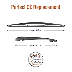 WOWIPER Rear Windshield Wiper Arm with Blades for