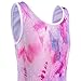 TFJH E Girls Leotards Gymnastics One piece Ballet Tank Activewear Pink Purple 8A