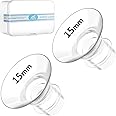 Flange Insert 15mm, Compatible with S9/S12/S9Pro/S12Pro Wearable Breast Pump Parts Replace, Pump Shield/Flange Insert to Reduce 24mm Down to 15mm