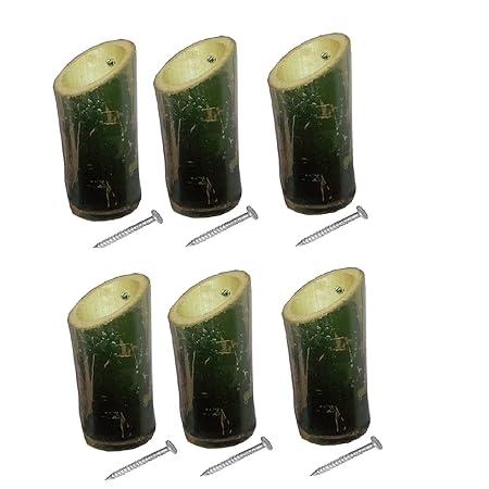 RAREPRODUCTS VERTICALHANGING Planter Set of 6 Pot with Nail Screw Free -6 nos