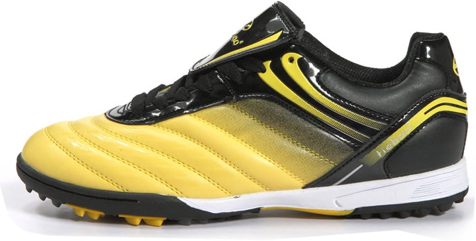 Kids' Indoor Soccer Football Shoes - Patent Synthetic Leather - Turf, Indoor (2 M US Little Kid 