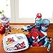 Zak Designs Marvel Comics Spider-Man Dinnerware Melamine 3-Section Divided Plate Made of Durable Material and Perfect for Kids, Divided Plate, Spider-Man
