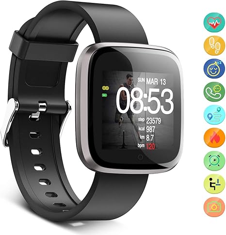 Seneo Reloj Inteligente Hombre, Reloj de Seguimiento de Actividad ...