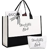 Lamyba Grandmother Tote Bag - Bride Gifts, Black and White
