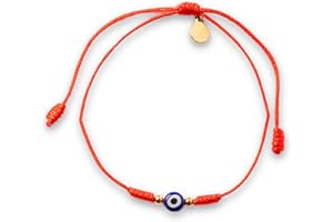 MAGIC ALLURE Evil Eye Bracelet – Handmade Adjustable Red String Protection Bracelet – Good Luck Tibetan Buddha Kabbalah Amulet – Red String of Fate for Women & Men – Spiritual Jewelry for Positive Energy (1pc-RedEvilEye) (2pcs-RedEvilEye)