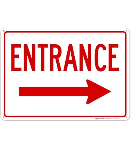 Visitor Parking With Left Arrow Sign - 24x30 Inches, 3M Reflective Aluminum, Fade Resistant, Made In USA (Sigo Signs)