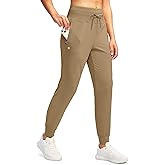G GRADUAL Women's Joggers Pants with Zipper Pockets High Waisted Sweatpants Athletic Tapered Pants for Women Lounge Workout