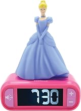 Lexibook Disney Princess Cinderella Nightlight Alarm Clock Pink RL800DP