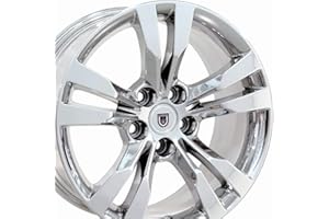 OE Wheels LLC 18 inch Rim Fits 5x120 CTS CT5 CT6 XT4 CTS CT5 CT6 XT4 CA15C 18x8.5 Chrome Wheels Hollander: 4717