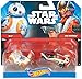 Hot Wheels Star Wars Character Car 2-Pack BB-8 & Poe Dameron