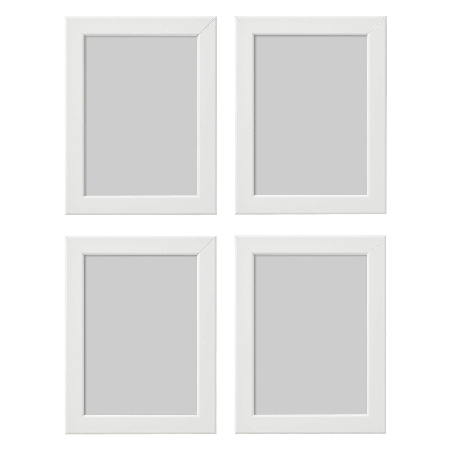 Ikea FISKBO White 13x18cm Photo Frame Set of 4 Amazon.co.uk Kitchen