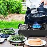 Deejaah Camping Stove with Carry Case 8 Butane Canisters EN417 2200W view 6