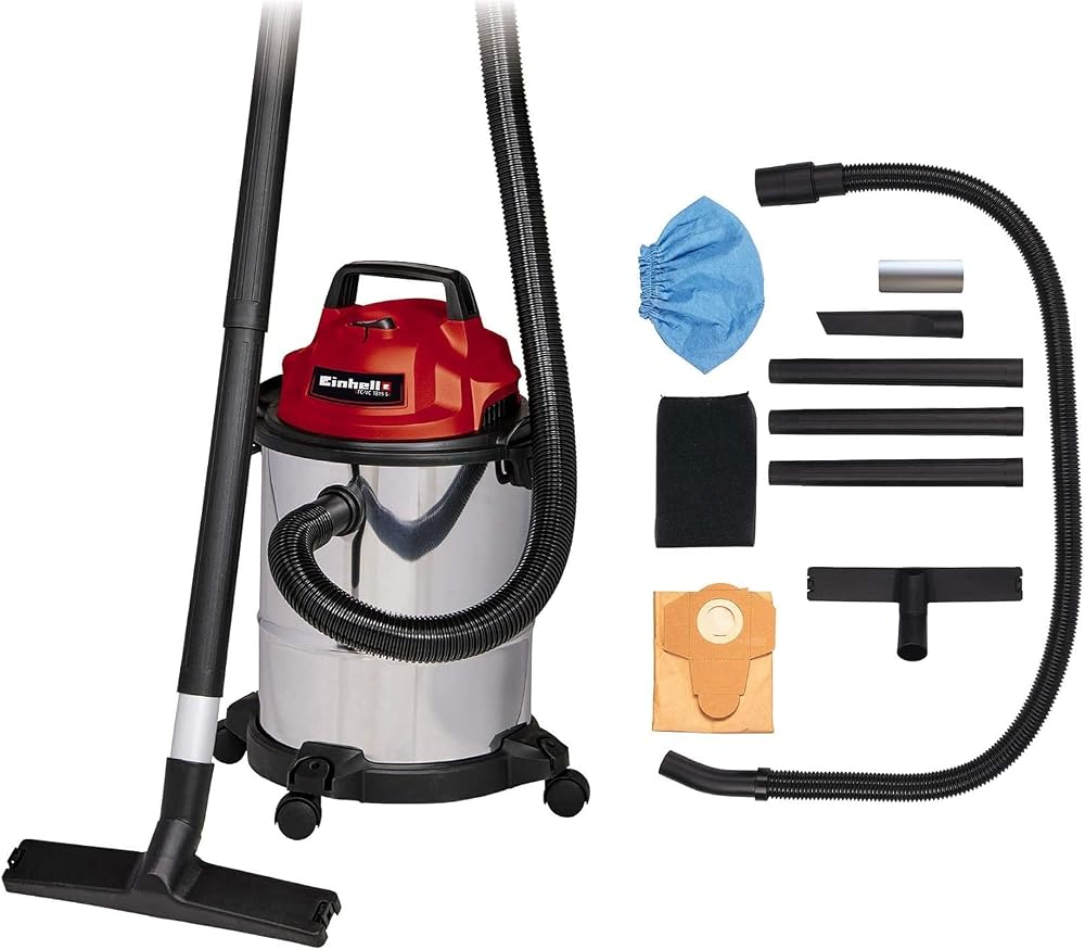 Einhell TC-VC 1815 S Wet and Dry Vacuum 1250W 15L Stainless Tank