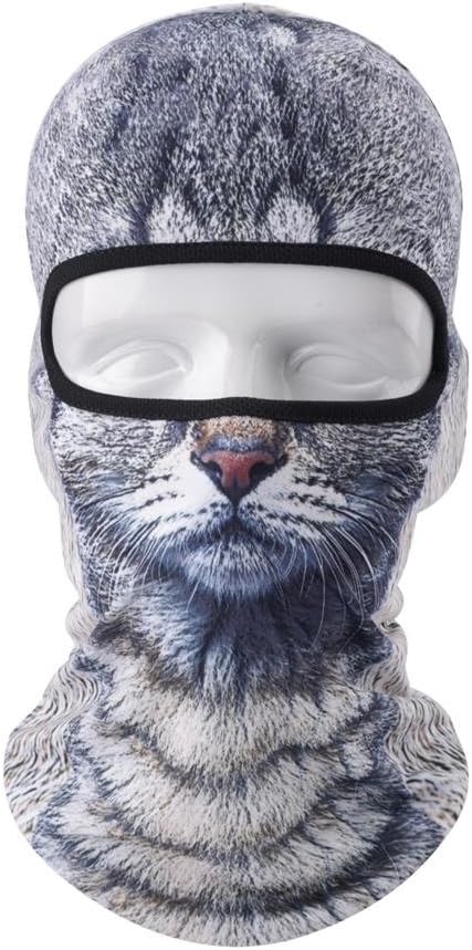 VERTAST Balaclava Face Mask, 2017 New Design 3D Animal Active Full Face Mask for Skiing Cycling Motorcycling Helmet Liner Hiking Camping Neck Warmer
