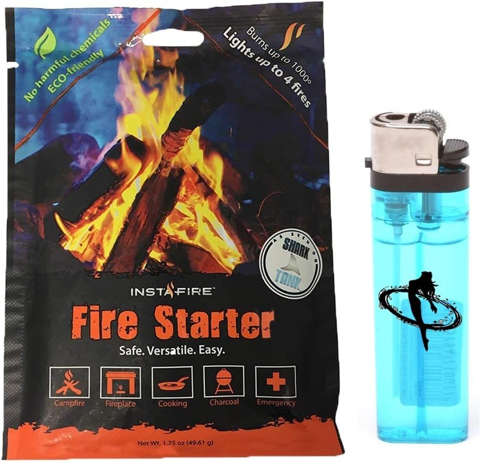 Instafire Fire Starter Plus Lighter Combo