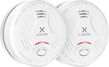 X-Sense Smoke Alarm 10-Year Battery 2 Pack EN 14604 SD11 view 1